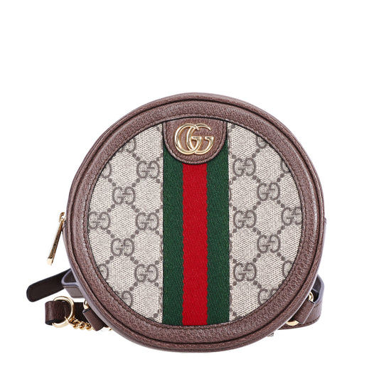 Pre-Owned Gucci Ophidia GG Brown Canvas  Backpack 26619713