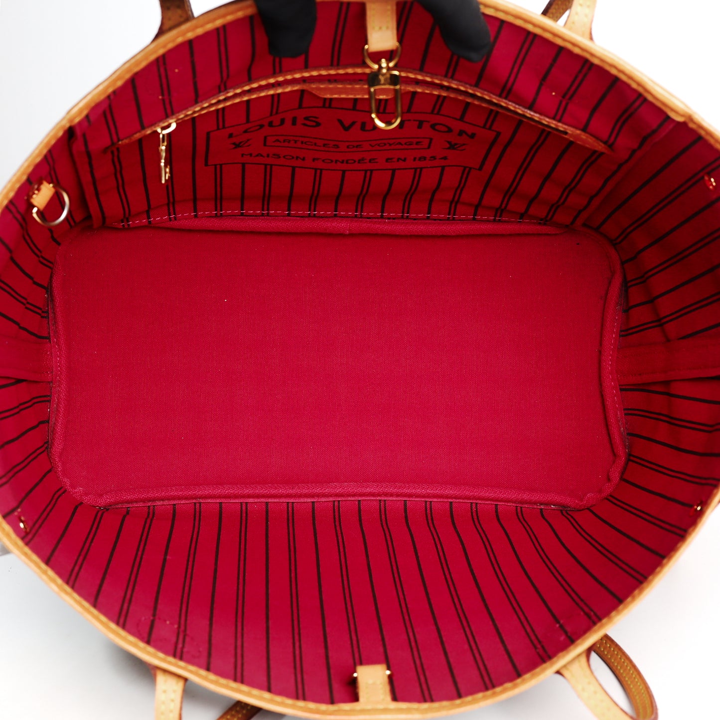 Pre-Owned Louis Vuitton Neverfull Brown Monogram Coated Canvas Top Handle Bag 27863388