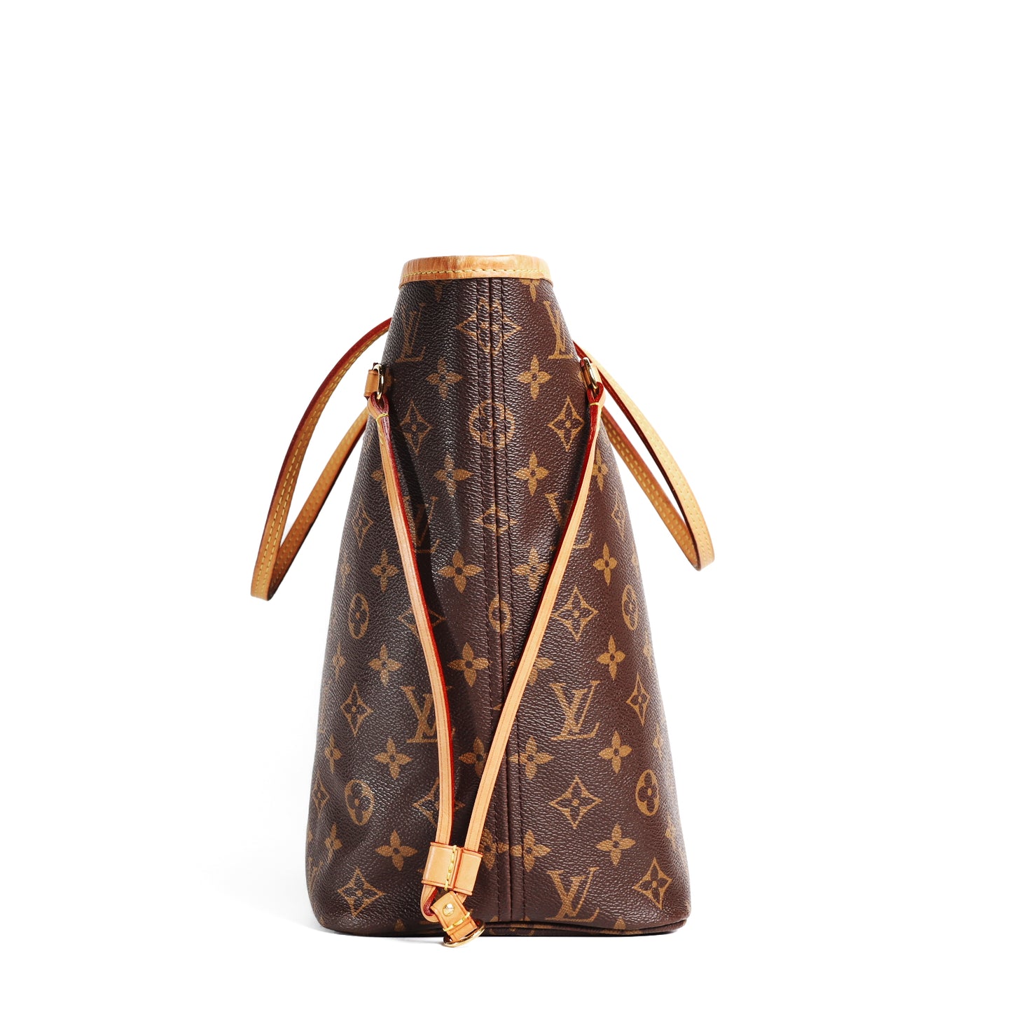 Pre-Owned Louis Vuitton Neverfull Brown Monogram Coated Canvas Top Handle Bag 27863388