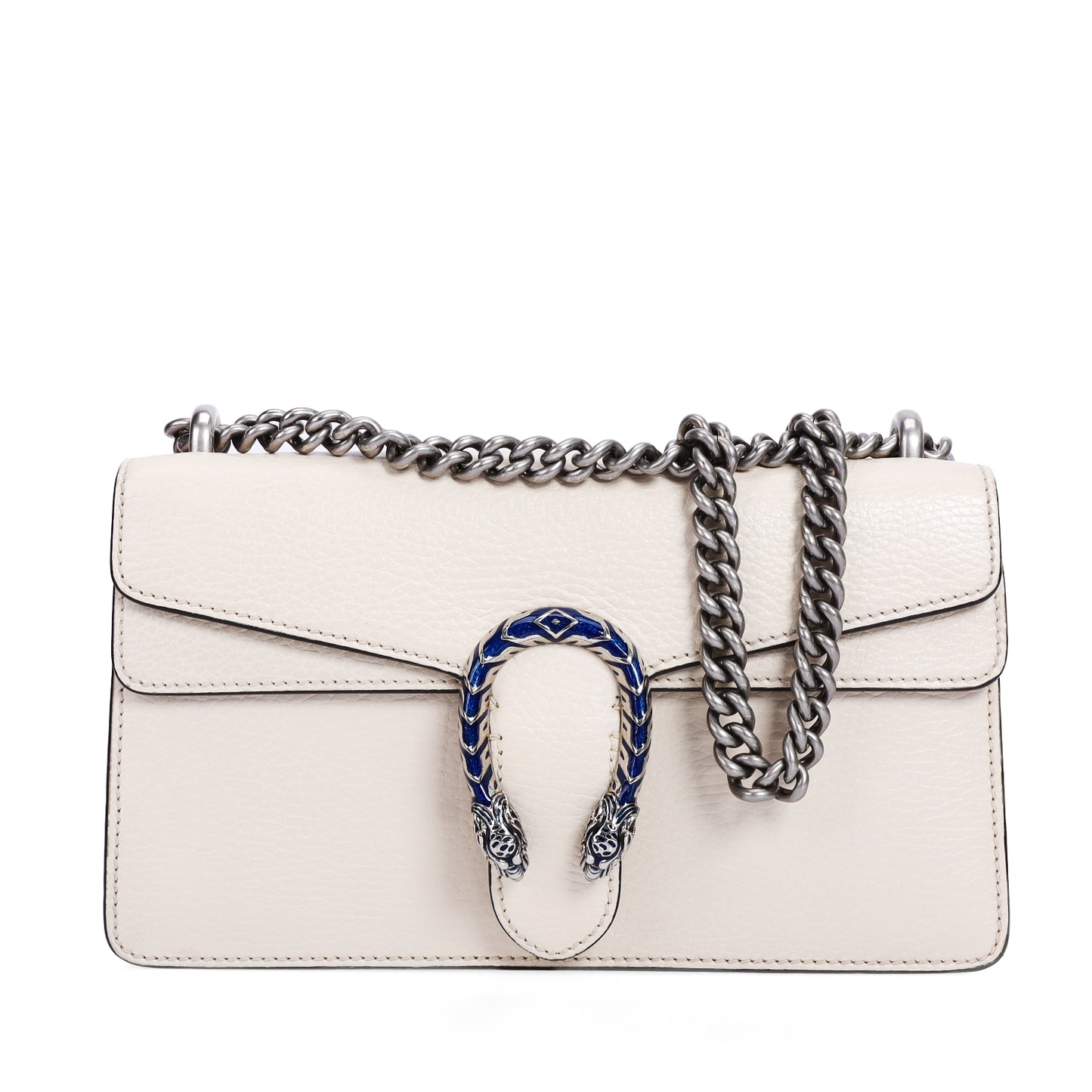 Pre-Owned Gucci Dionysus White Calfskin Shoulder Bag 27896798L