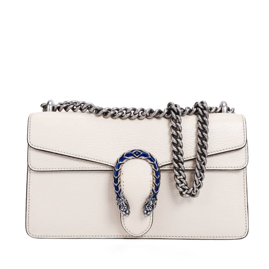 Pre-Owned Gucci Dionysus White Calfskin Shoulder Bag 27896798L