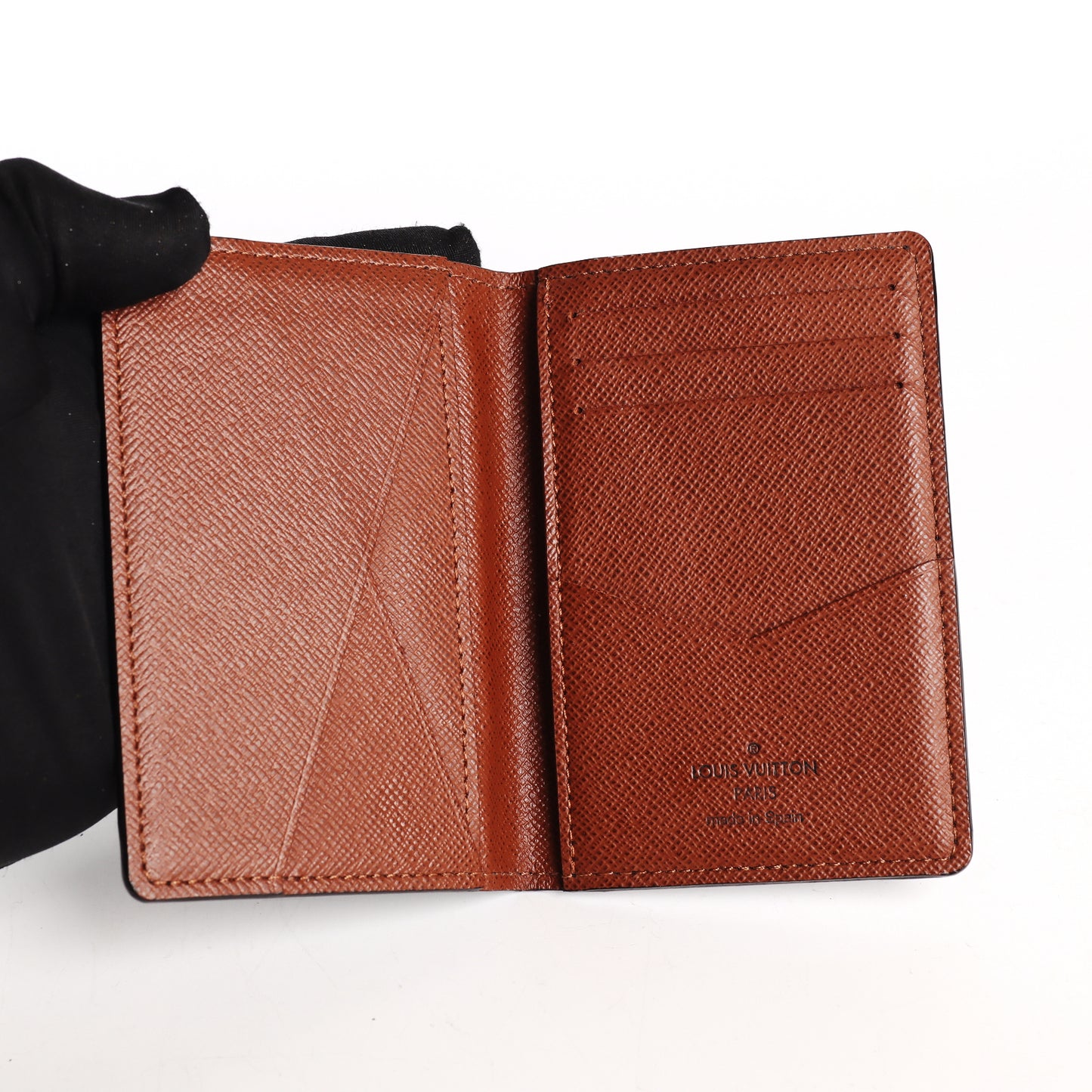 Pre-Owned Louis Vuitton Monogram Brown Coated Canvas Small Wallet 30513353