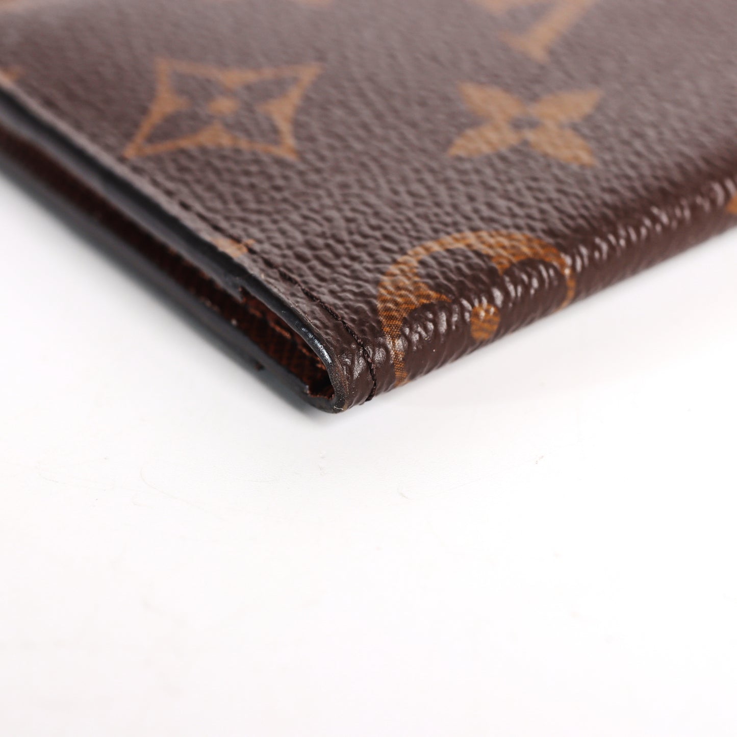 Pre-Owned Louis Vuitton Monogram Brown Coated Canvas Small Wallet 30513353