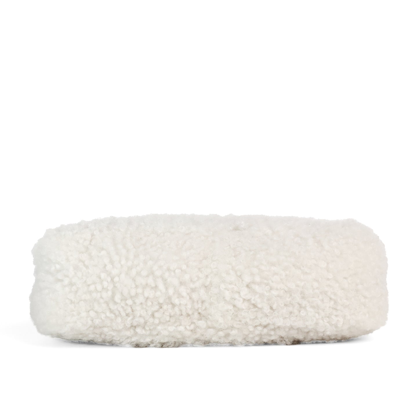 Pre-Owned Prada Re-Edition 2000 White Shearling Top Handle Bag 32295215