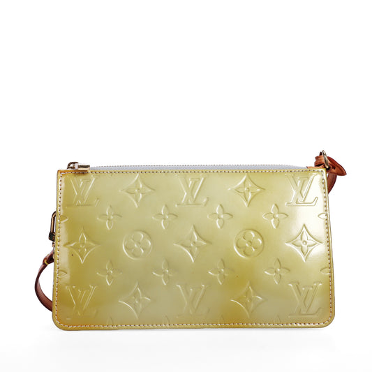 Pre-Owned Louis Vuitton Lexington Yellow Monogram Vernis Patent Leather Shoulder bag 32736136