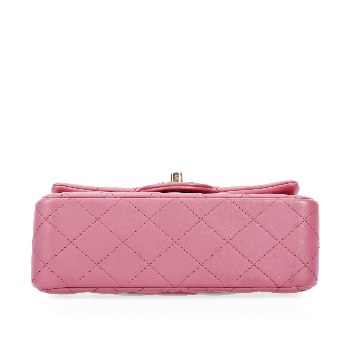 Pre-Owned Chanel Classic Flap Pink Lambskin Shoulder Bag 34250421