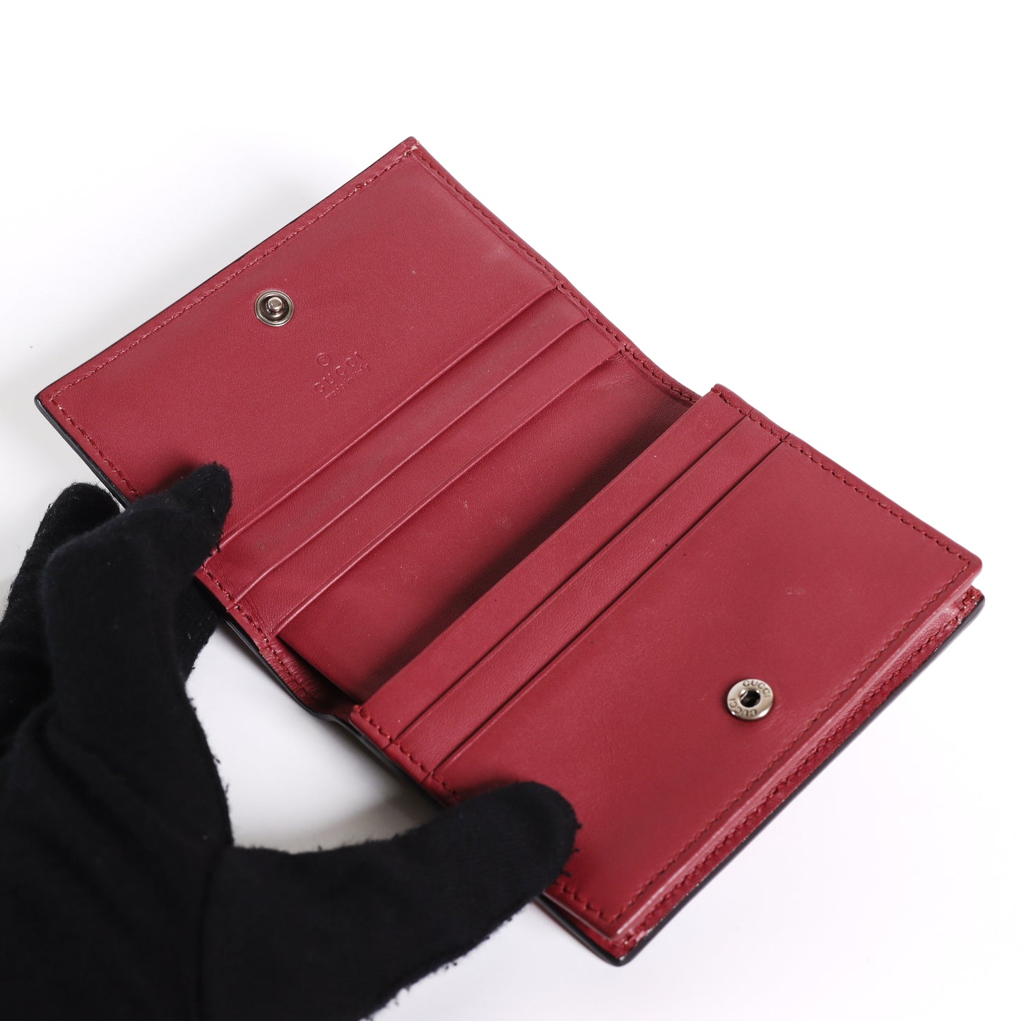 Pre-Owned Gucci GG Blooms Bifold Pink GG Supreme Canvas Wallet 34296656