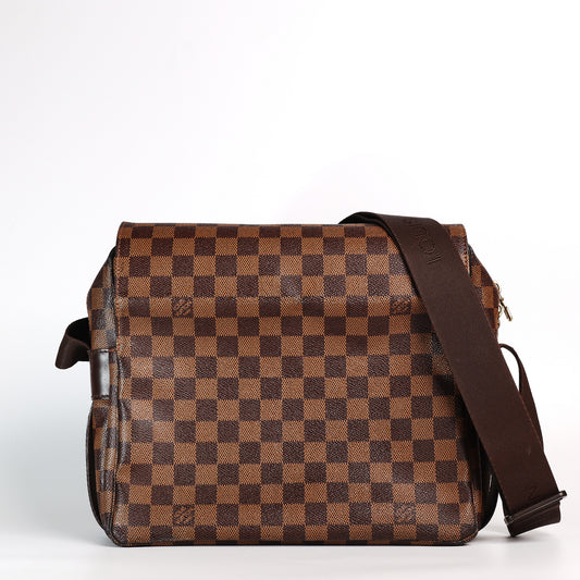 Pre-Owned Louis Vuitton Naviglio Damier Ebene Coated Canvas Crossbody Bag 35624940