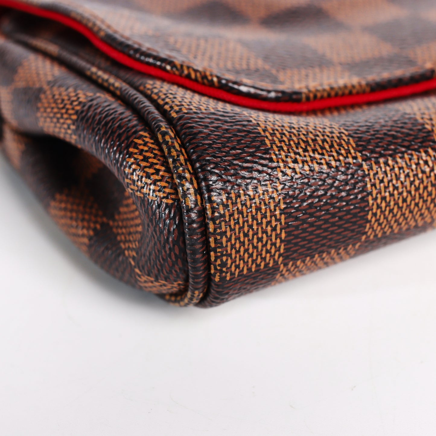 Pre-Owned Louis Vuitton Favorite Damier Ebene Brown Coated Canvas Shoulder Bag 37639758