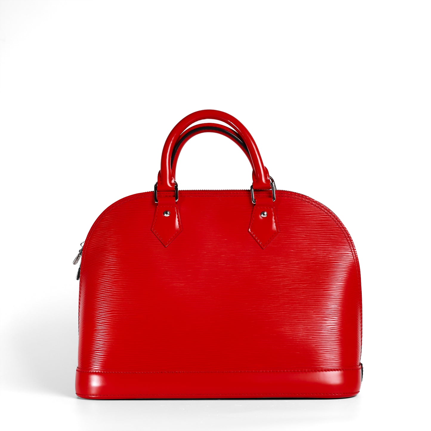 Pre-Owned Louis Vuitton Red Epi Leather Alma PM Tote Bag 38863539