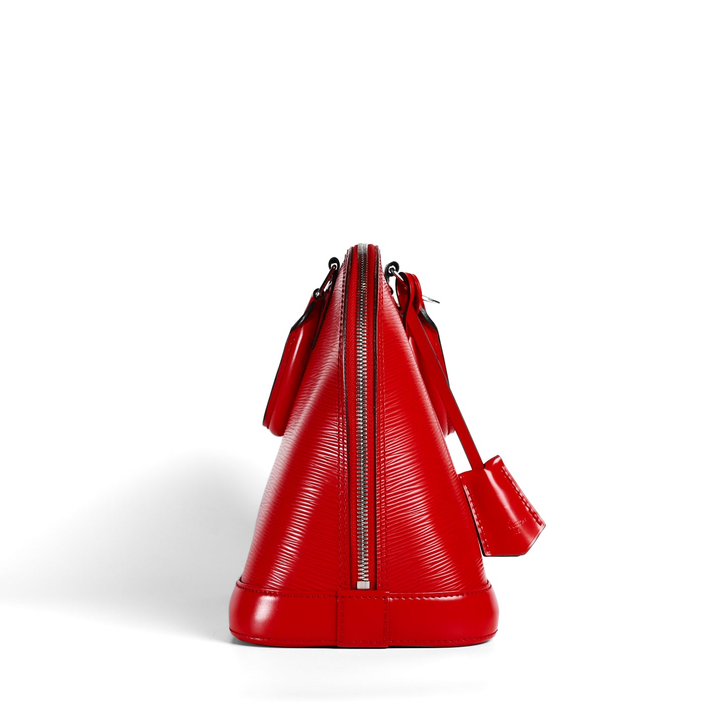 Pre-Owned Louis Vuitton Red Epi Leather Alma PM Tote Bag 38863539