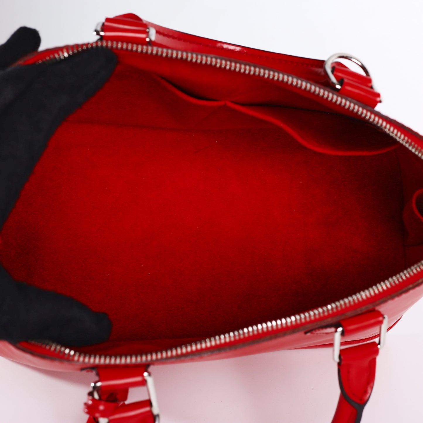 Pre-Owned Louis Vuitton Red Epi Leather Alma PM Tote Bag 38863539