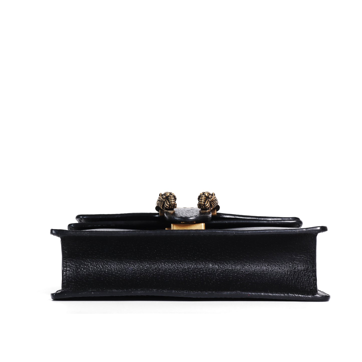 Pre-Owned Gucci Dionysus Black Calfskin Shoulder Bag 40799391