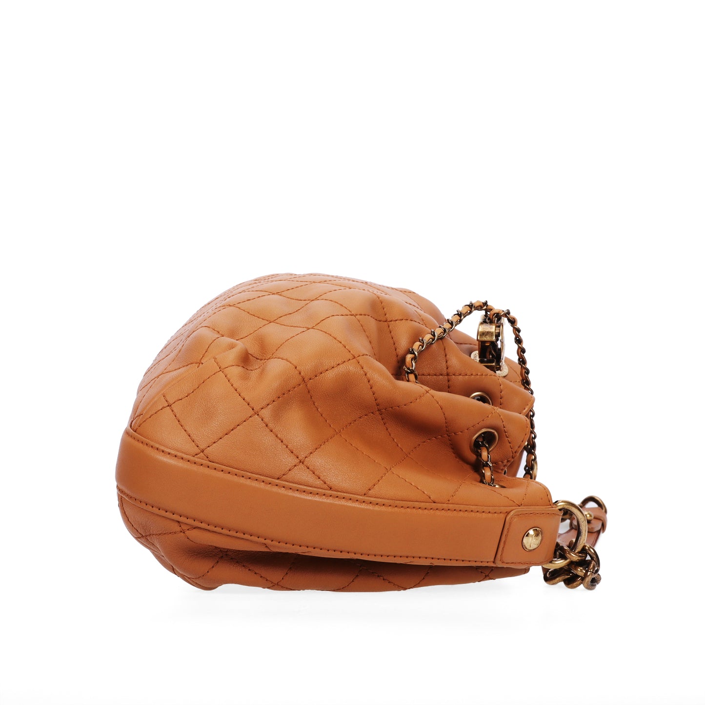 Pre-Owned Chanel Brown Calfskin Shoulder Bag 41868357 L