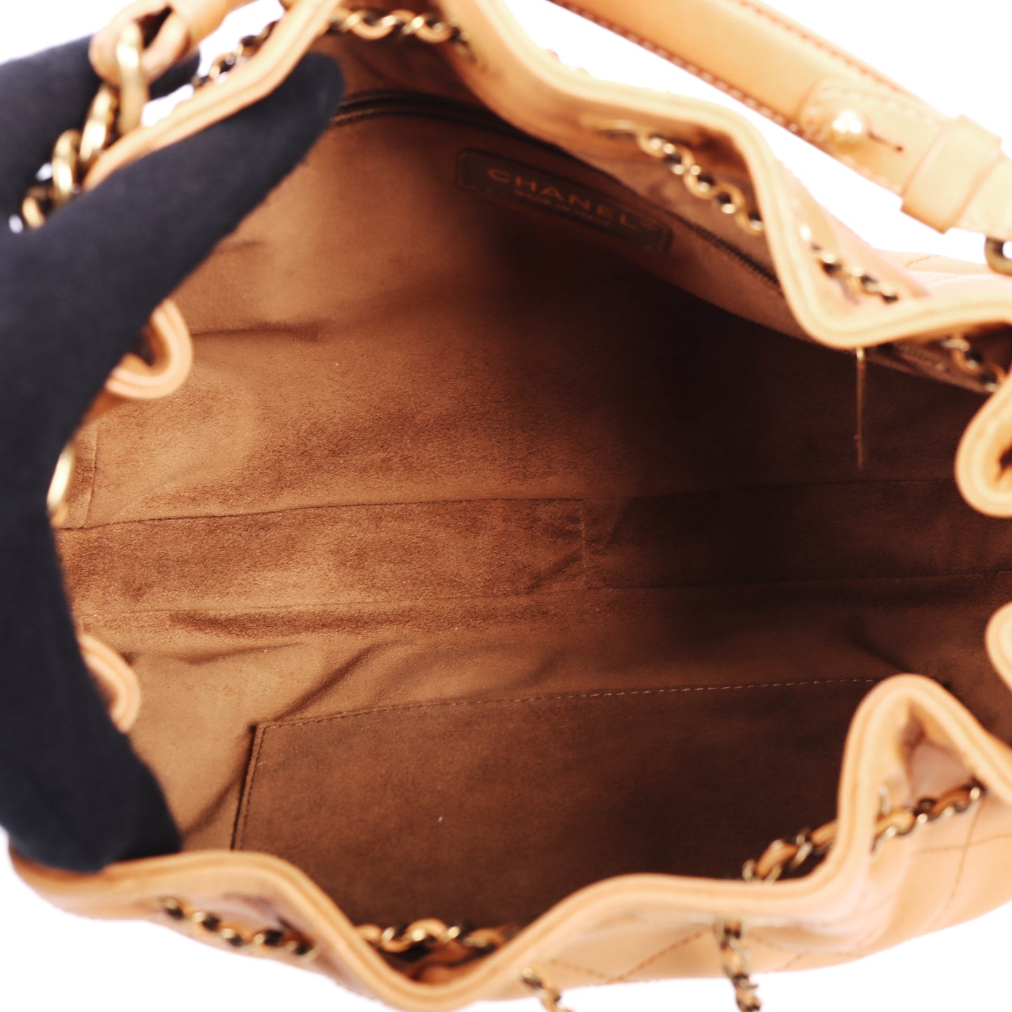 Pre-Owned Chanel Brown Calfskin Shoulder Bag 41868357 L