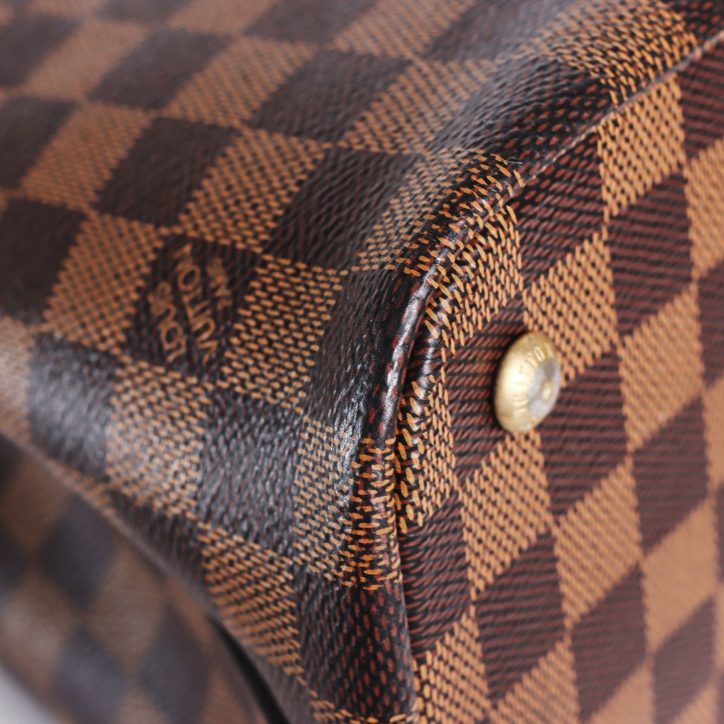 Pre-Owned Louis Vuitton V Tote Brown Damier Ebene Coated Canvas Tote Bag 43012952