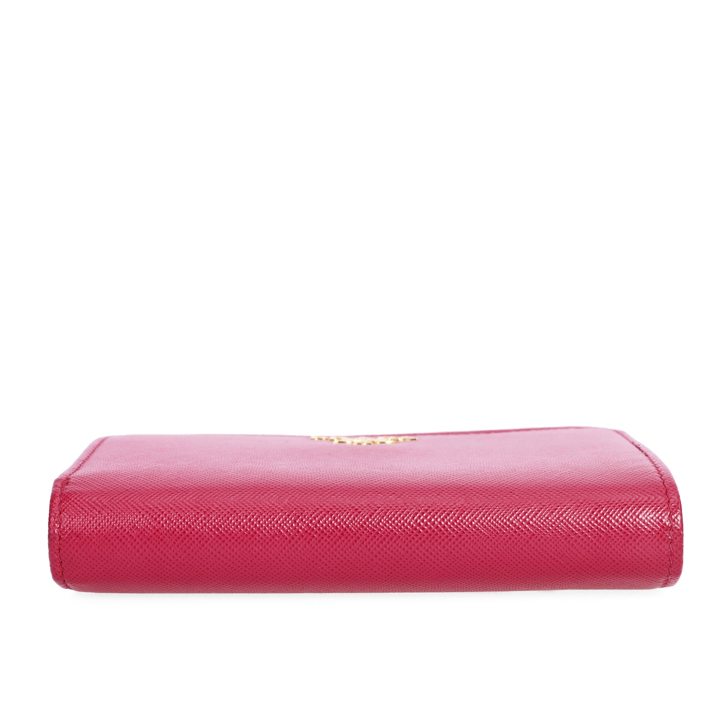 Pre-Owned Prada  Saffiano Fuchsia Calfskin Wallet 44962194