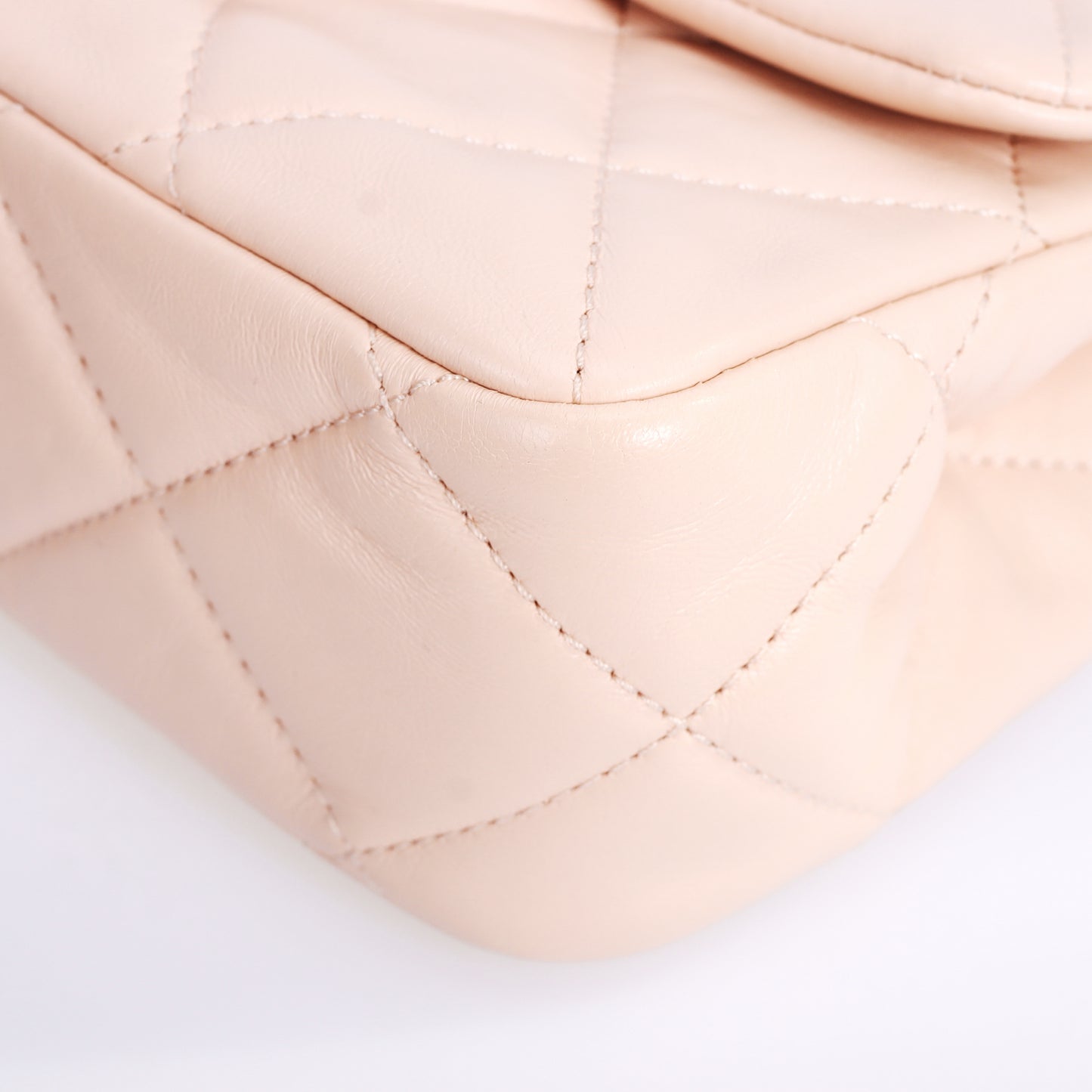 Pre-Owned Chanel Fancy Jewel Flap Light Pink Lambskin Shoulder Bag 45210438 L