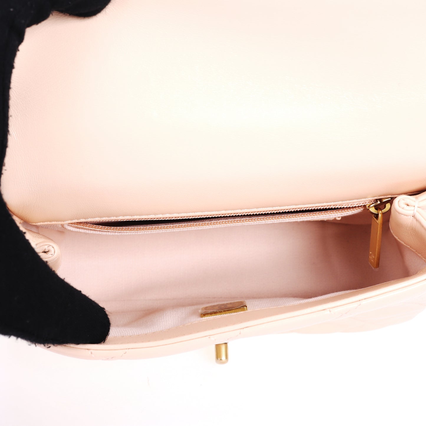 Pre-Owned Chanel Fancy Jewel Flap Light Pink Lambskin Shoulder Bag 45210438 L