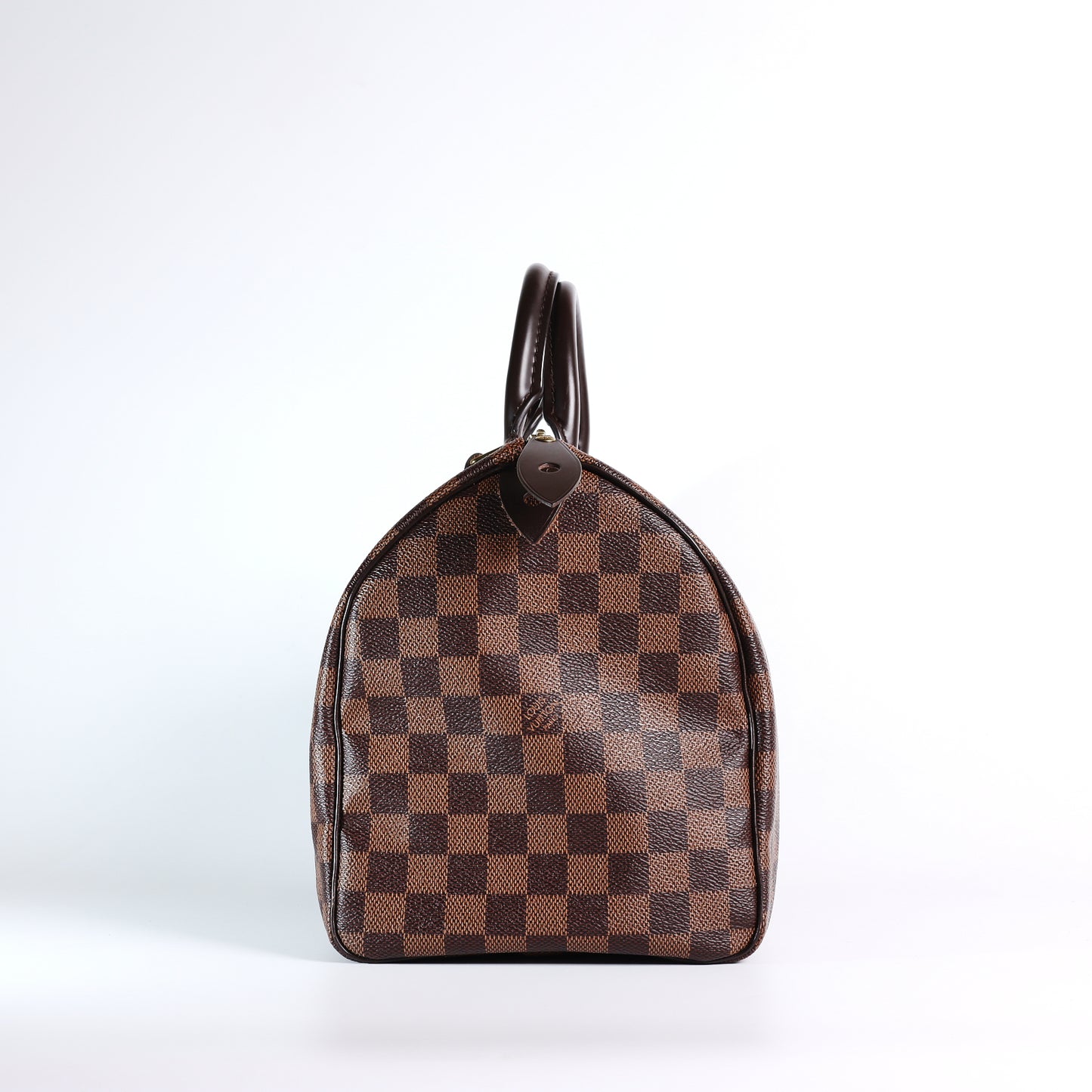 Pre-Owned Louis Vuitton Speedy 30 Brown Coated Canvas Tote Bag 47260321