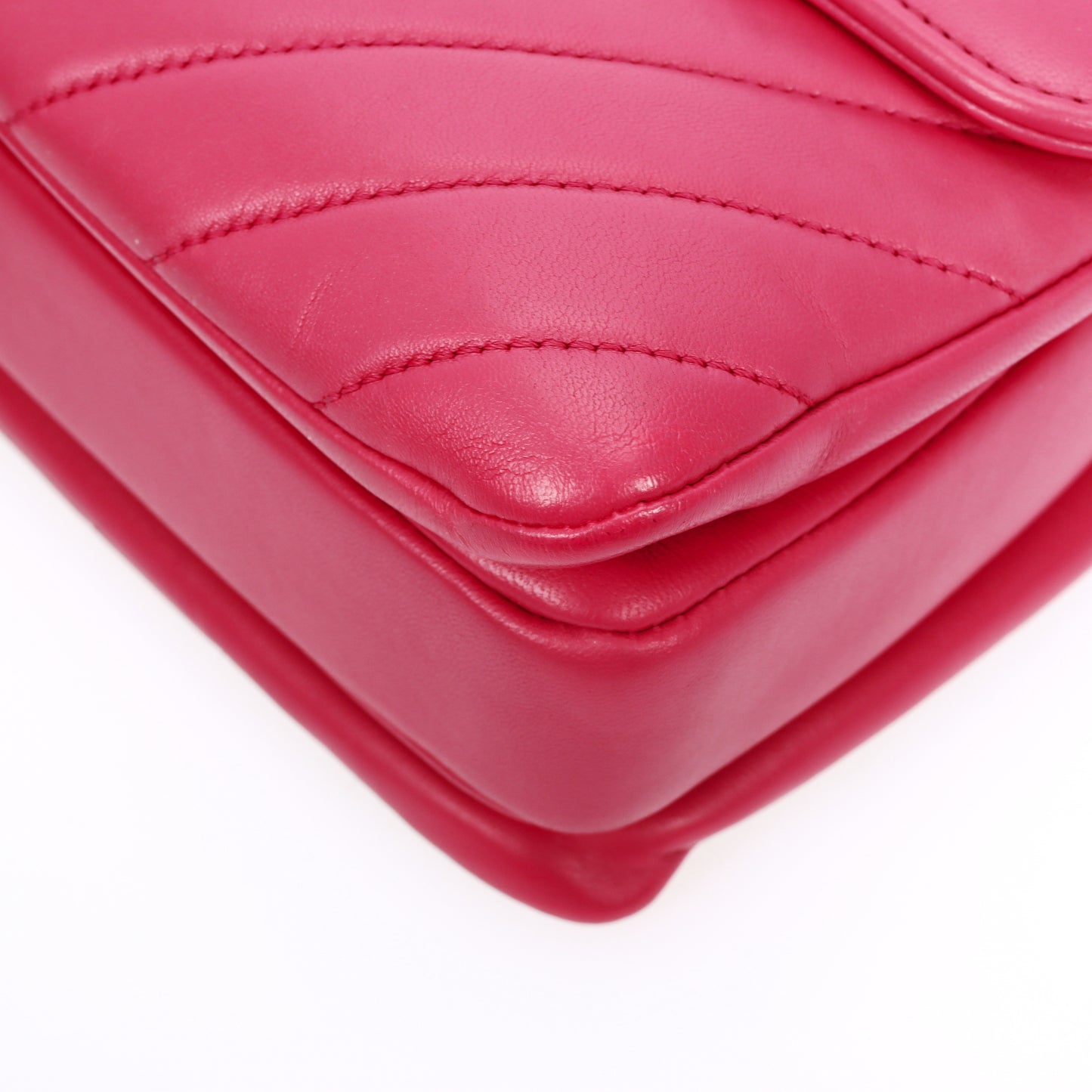 Pre-Owned Chanel Trendy CC Small Size Pink Calfskin Crossbody Bag 47704381 L