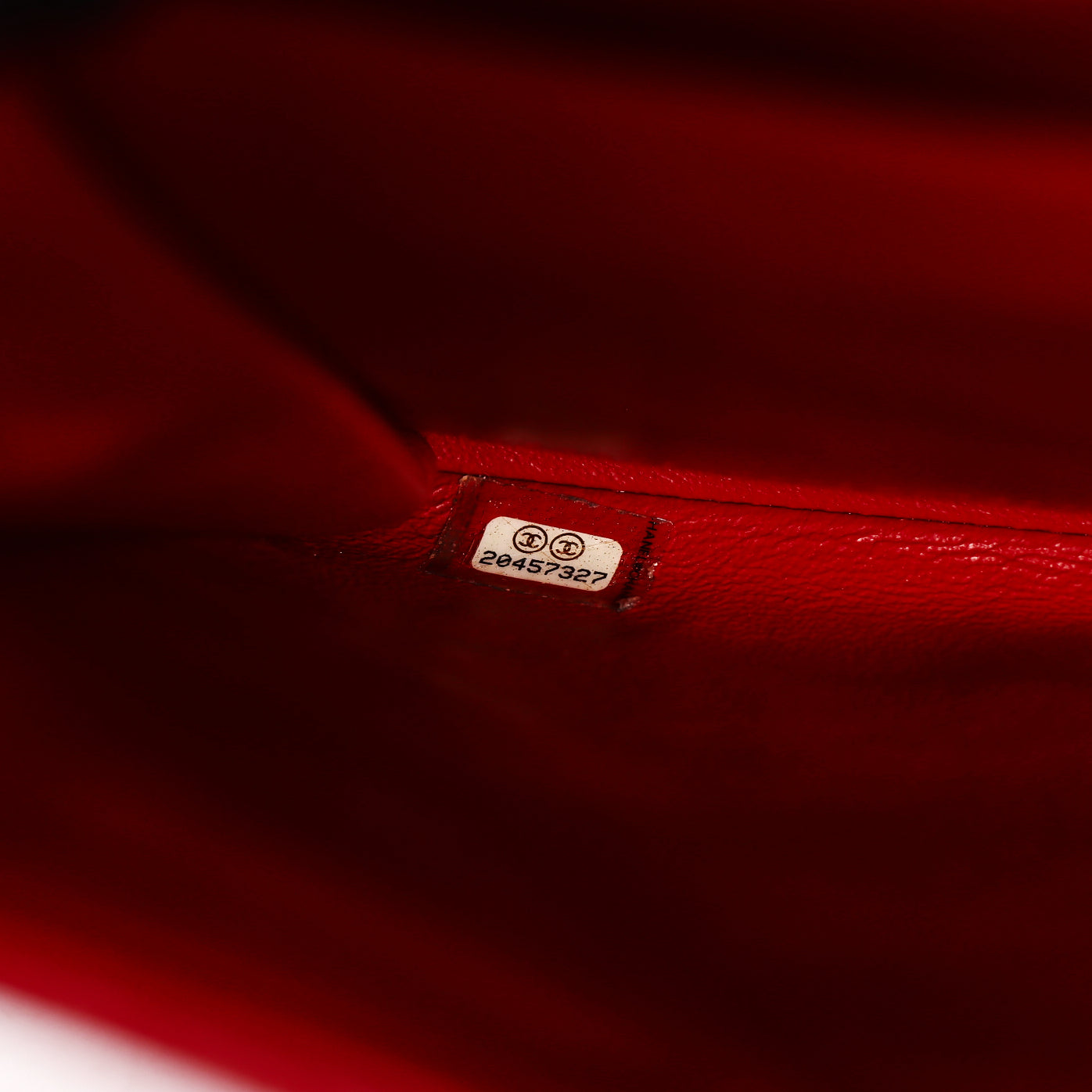 Pre-Owned Chanel Classic Flap Red Lambskin Shoulder Bag 48419950 L