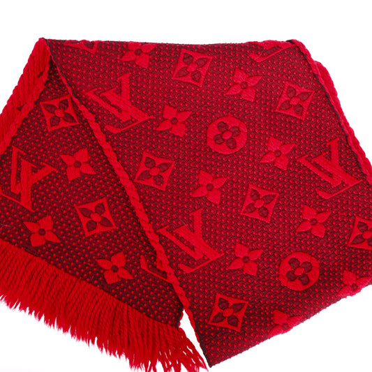 Pre-Owned Louis Vuitton Red Wool Scarf 48945051