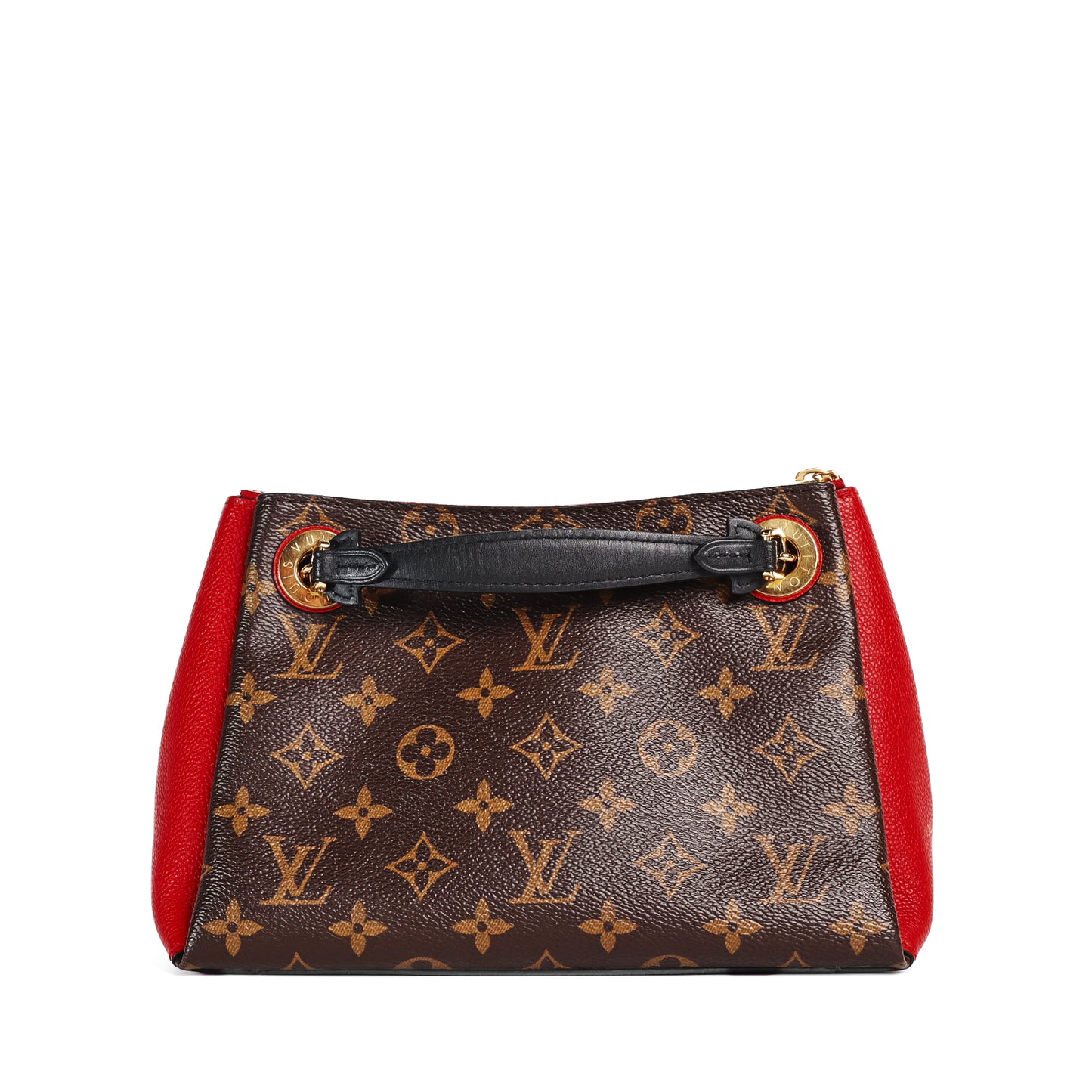 Pre-Owned Louis Vuitton Surène BB Red Monogram Coated Canvas Shoulder Bag 51599048