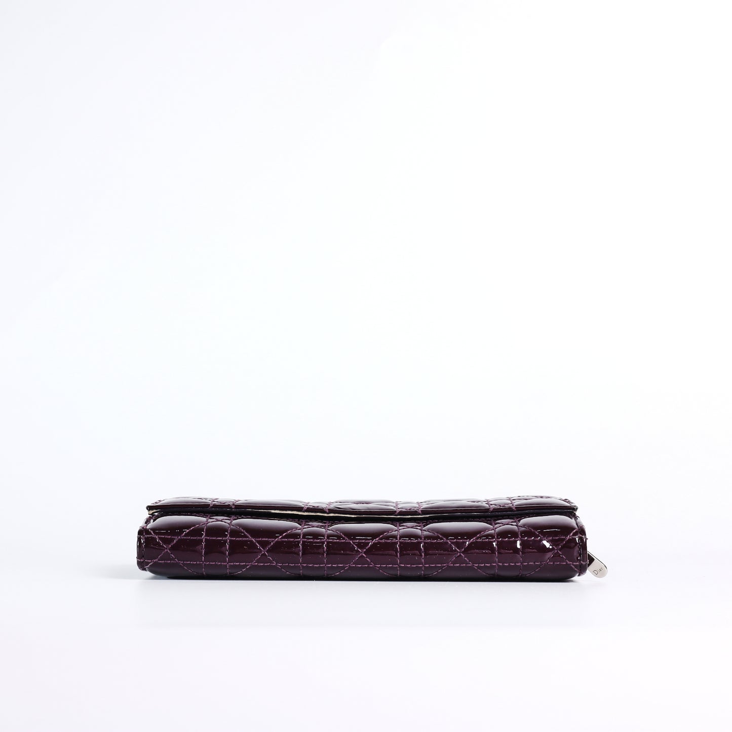Pre-owned DIOR Purple Cannage Wristlet 51860758