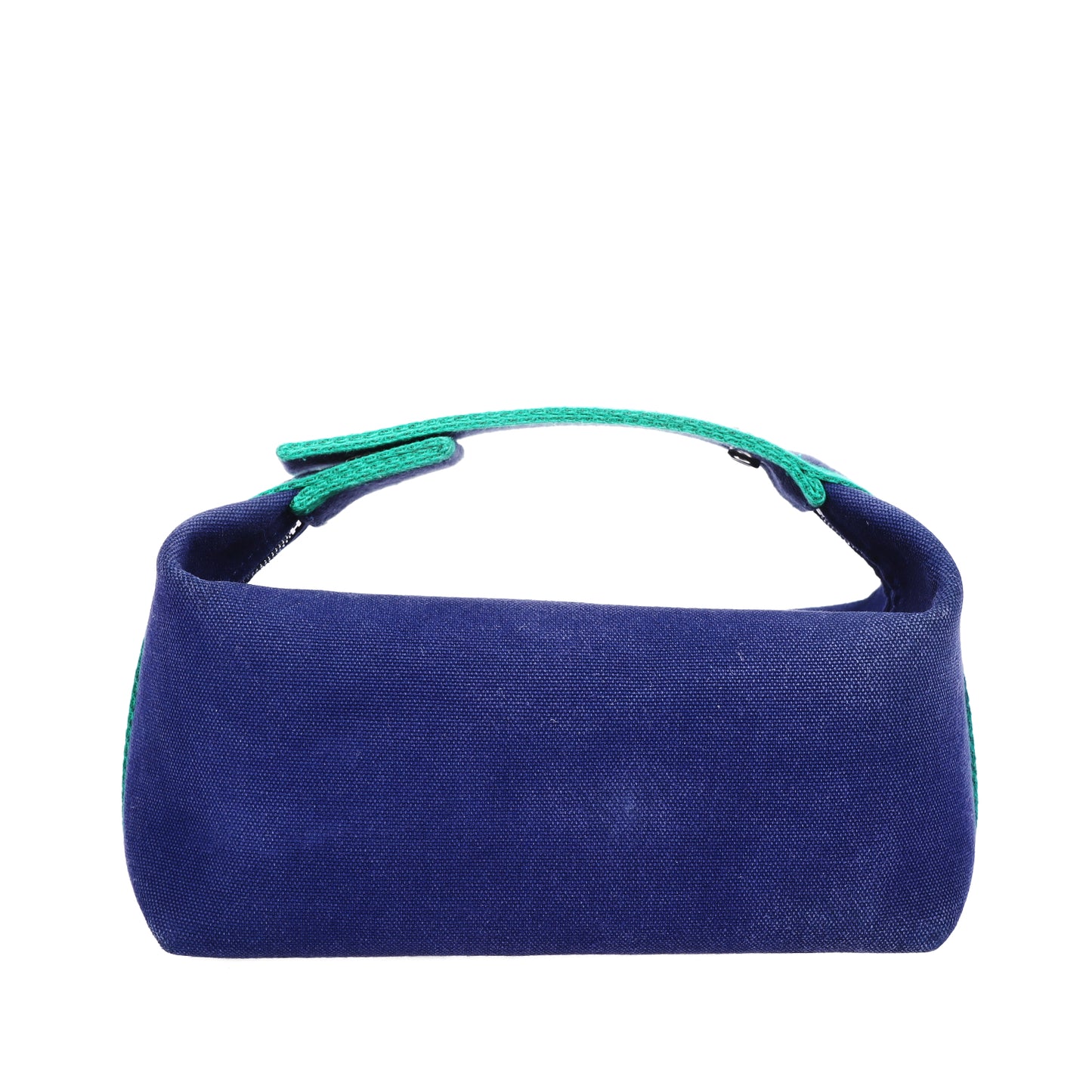 Pre-Owned Hermès Bride-a-Brac Blue Canvas Top Handle Bag 52400618L