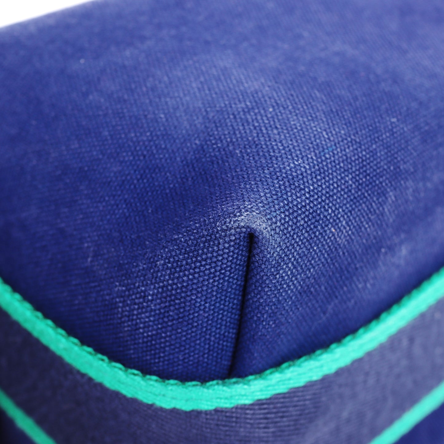 Pre-Owned Hermès Bride-a-Brac Blue Canvas Top Handle Bag 52400618L