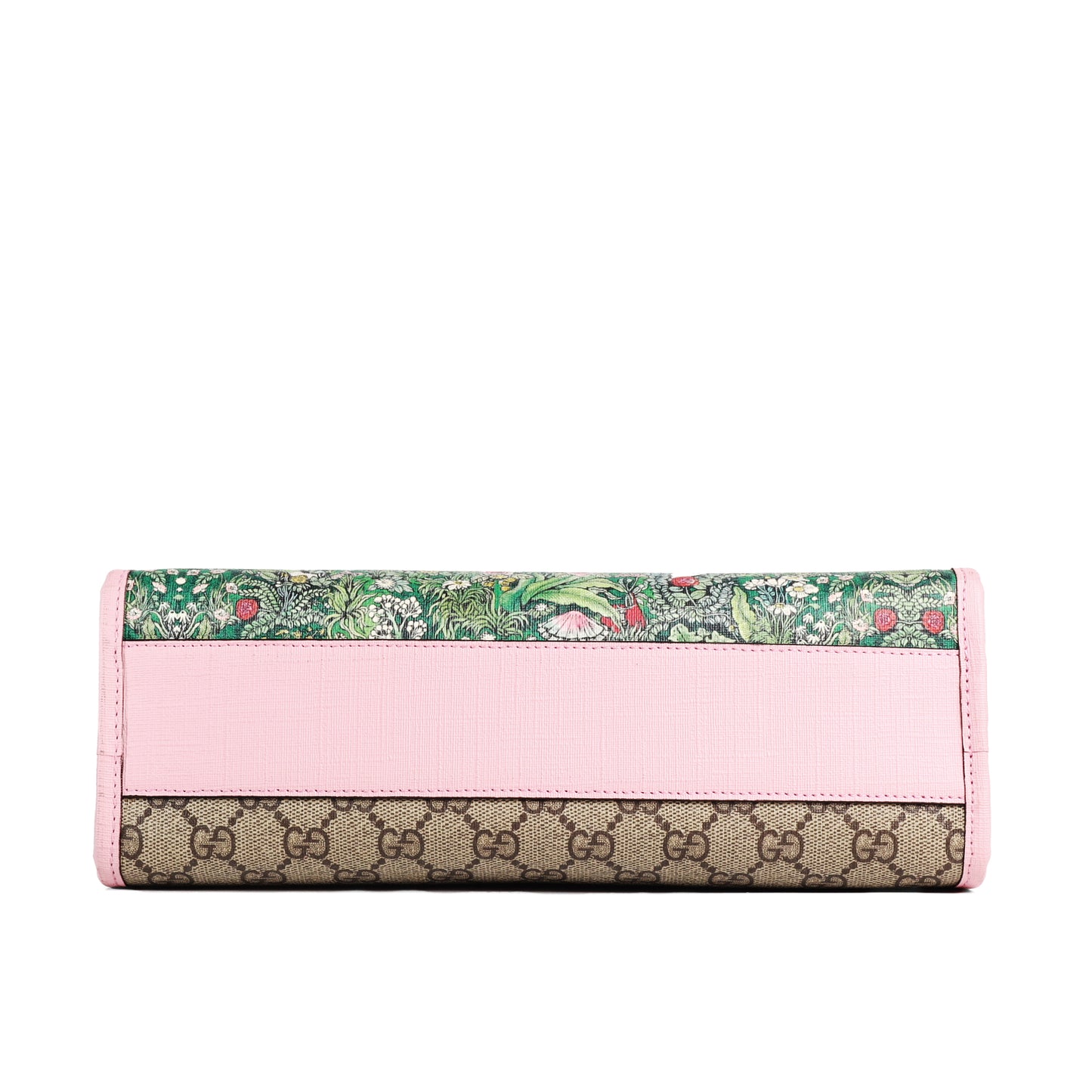 Pre-Owned Gucci Rabbit GG Supreme Beige Coated Canvas Shoulder Bag 52678837