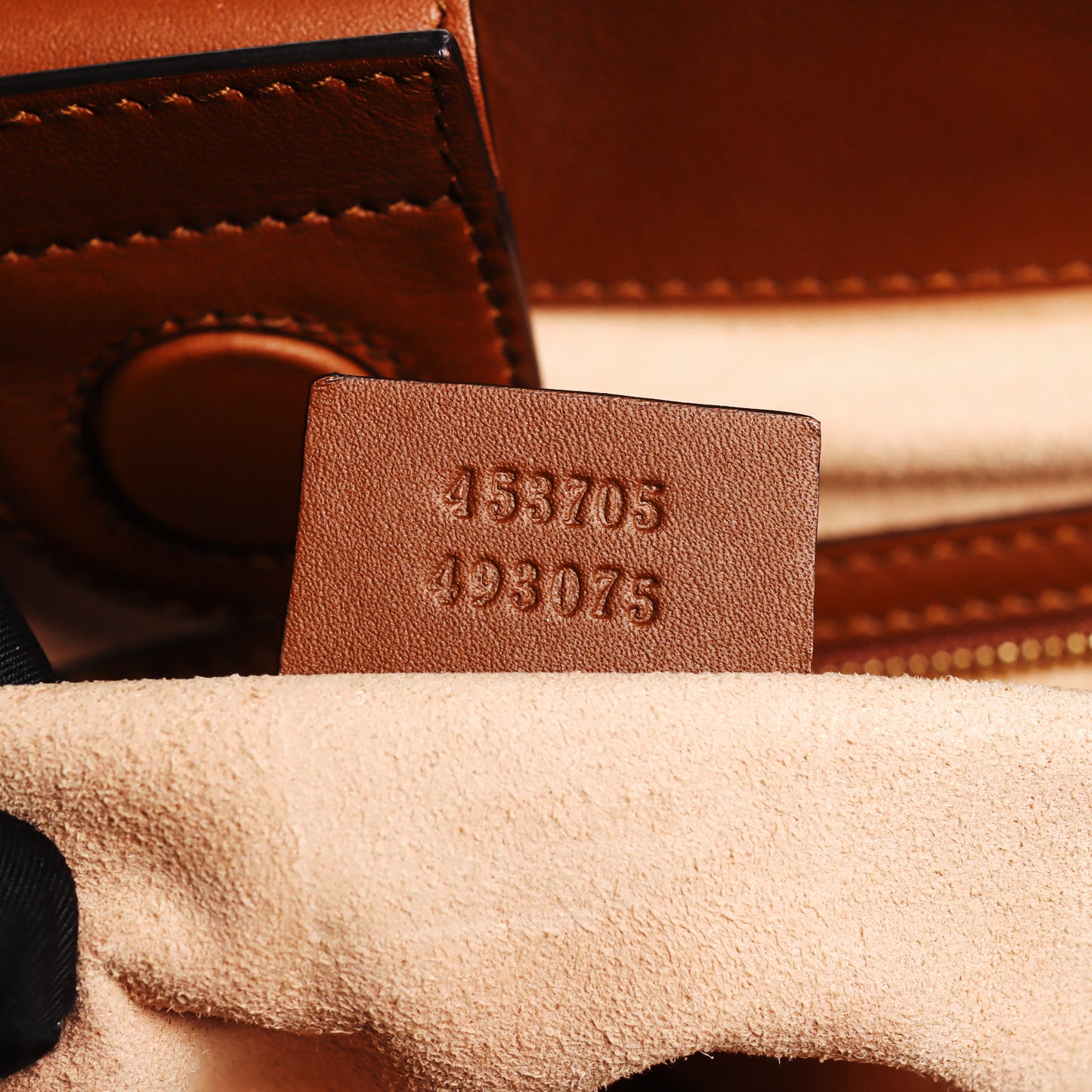 Pre-Owned Gucci GG Supreme Embroidered Beige Coated Canvas Shoulder Bag 52717578 C