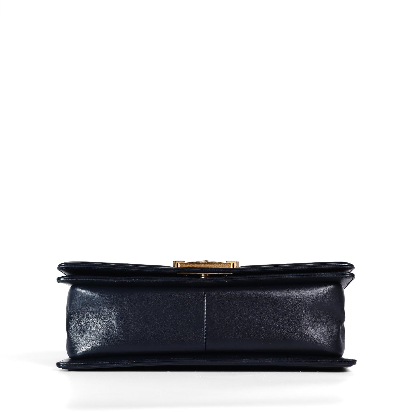 Pre-Owned Chanel  Le Boy Medium Black Quilted Lambskin Shoulder Bag 53257670