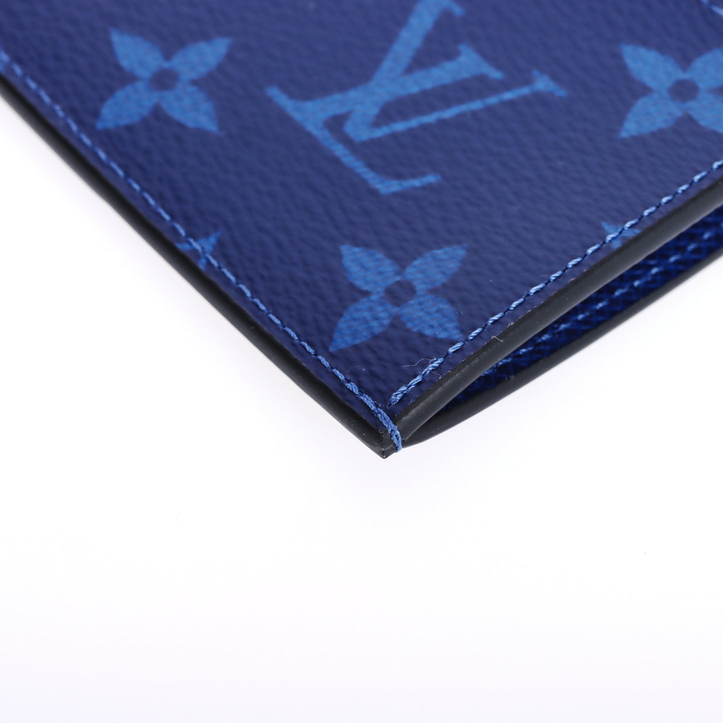 Pre-Owned Louis Vuitton Monogram Cobalt Blue Coated Canvas Card Holder 53281465