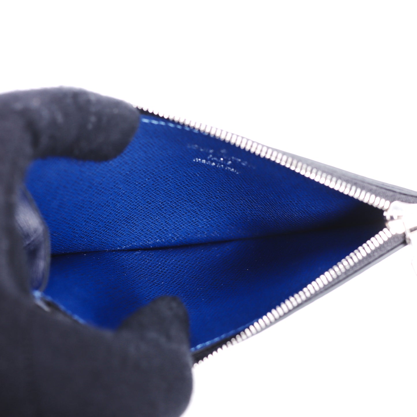 Pre-Owned Louis Vuitton Monogram Cobalt Blue Coated Canvas Card Holder 53281465