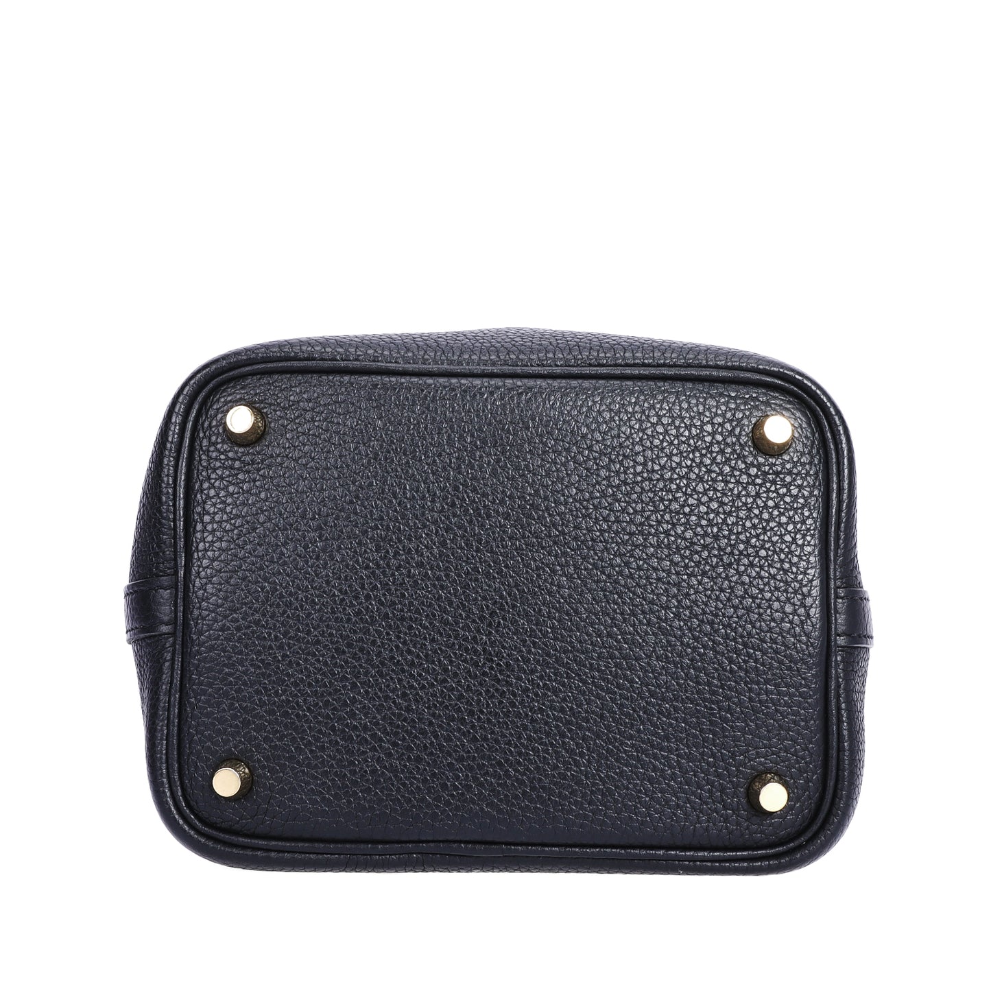 Pre-Owned Hermès Picotin Lock Black Taurillon Clémence Leather Top Handle Bag 53350275 L