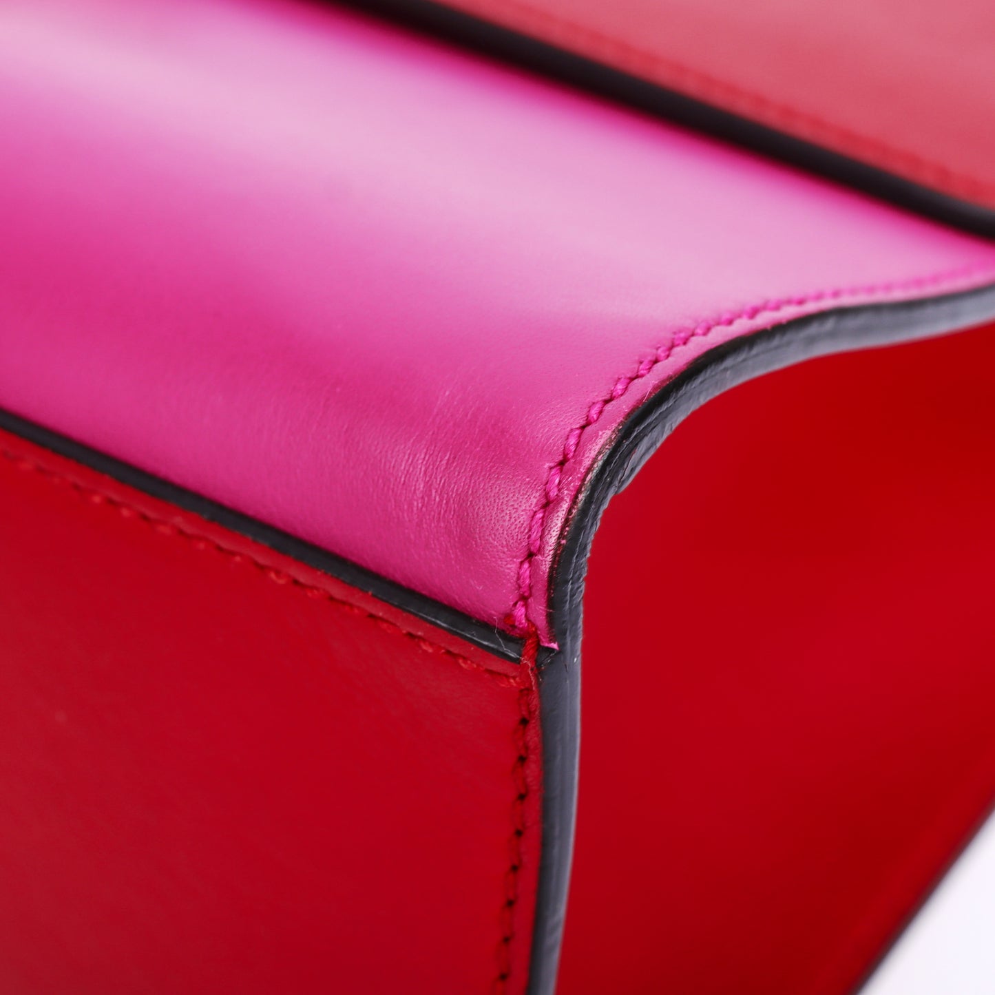 Pre-Owned Gucci Padlock Red Calfskin Leather Shoulder Bag 55127709