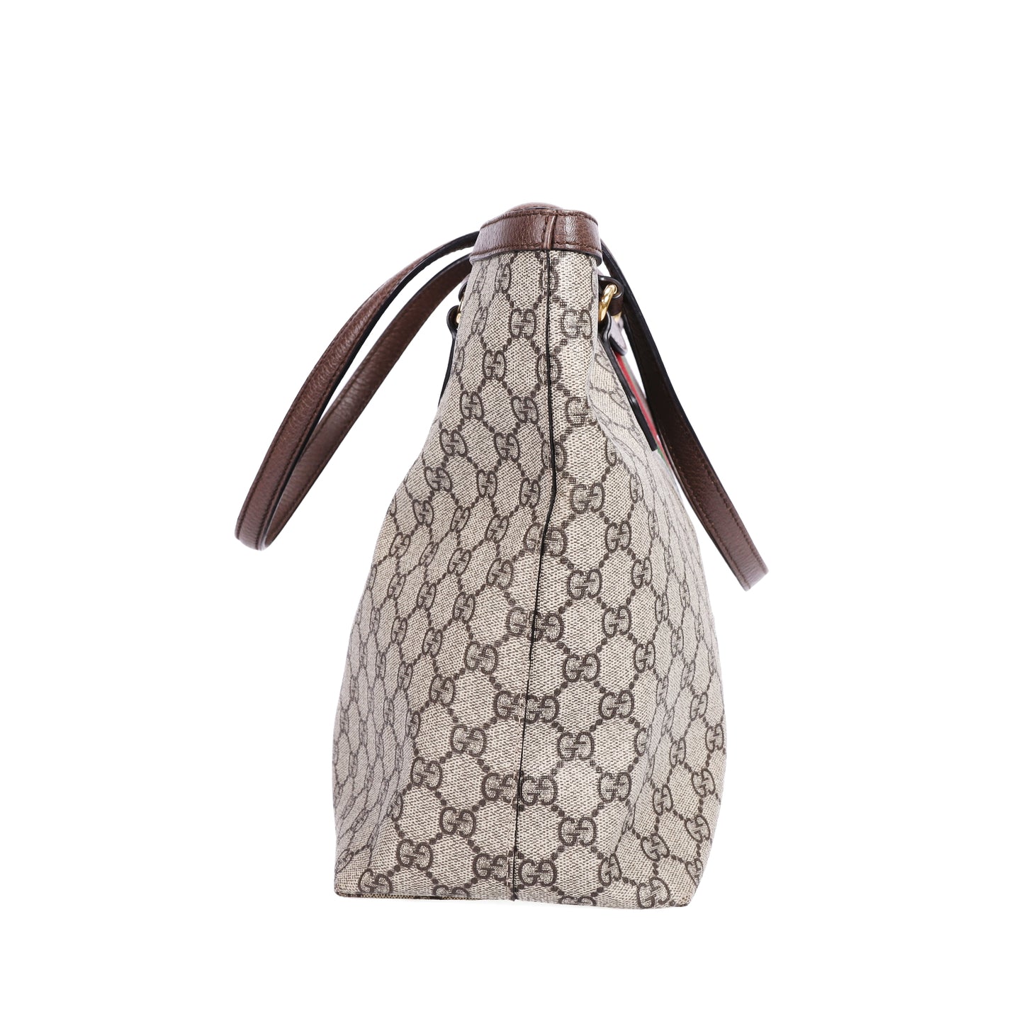 Pre-Owned Gucci Ophidia Beige GG Supreme Beige Coated Canvas Tote Bag 56400282