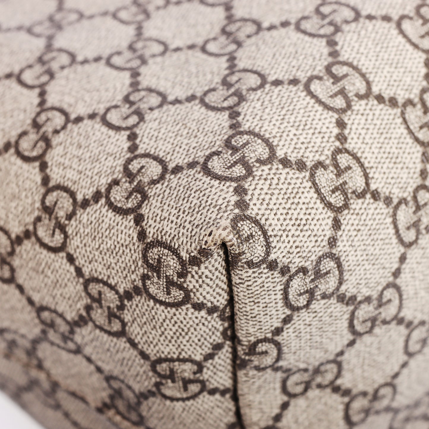 Pre-Owned Gucci Ophidia Beige GG Supreme Beige Coated Canvas Tote Bag 56400282