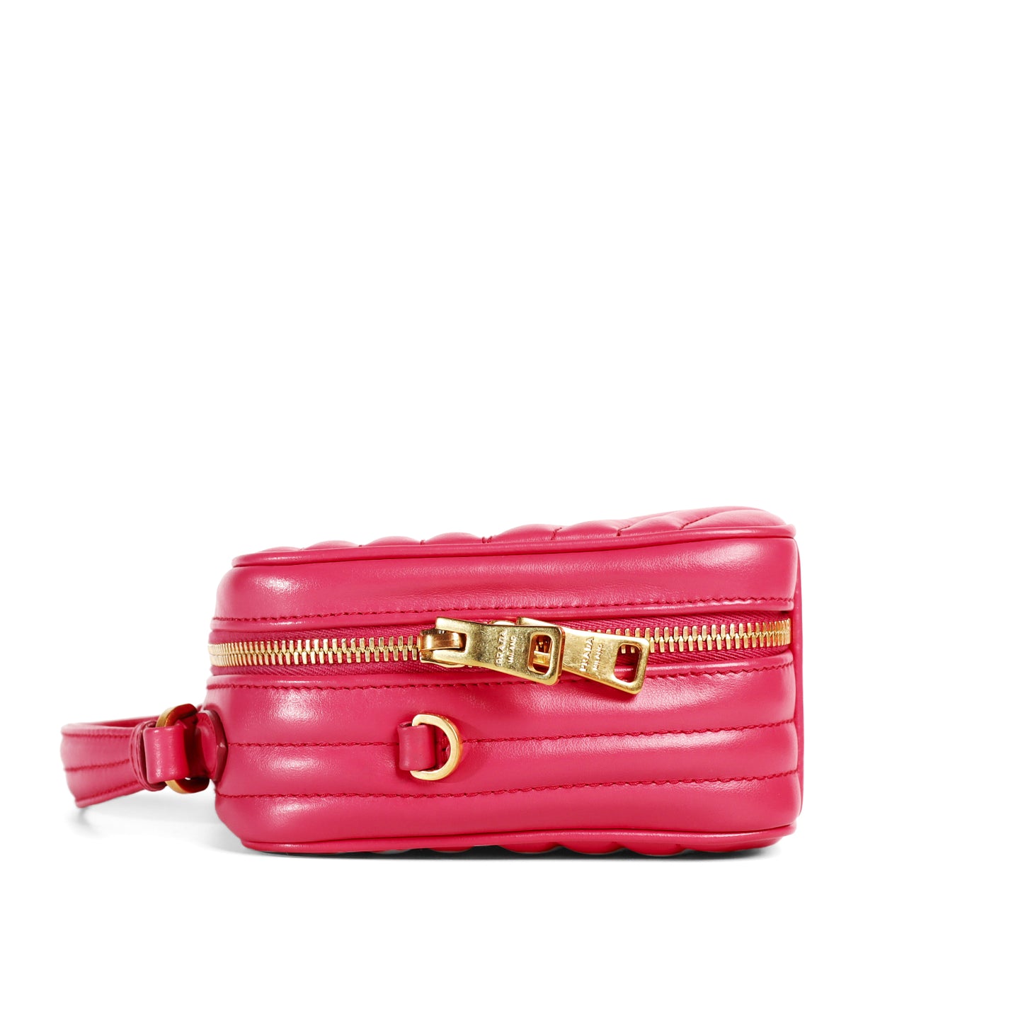 Pre-Owned Prada Diagramme Pink Calfskin Crossbody Bag 56586040