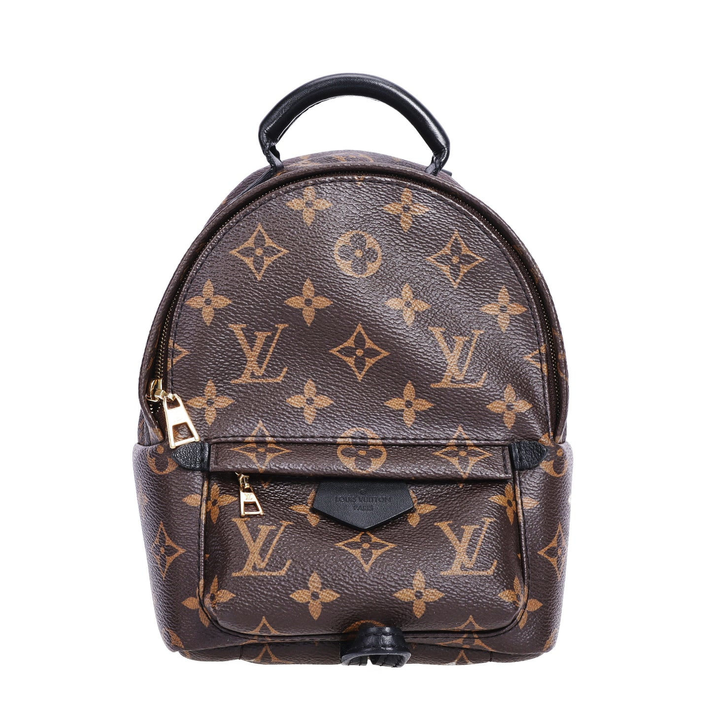 Pre-Owned Louis Vuitton Palm Springs Monogram Brown Coated Canvas Backpack 58084286
