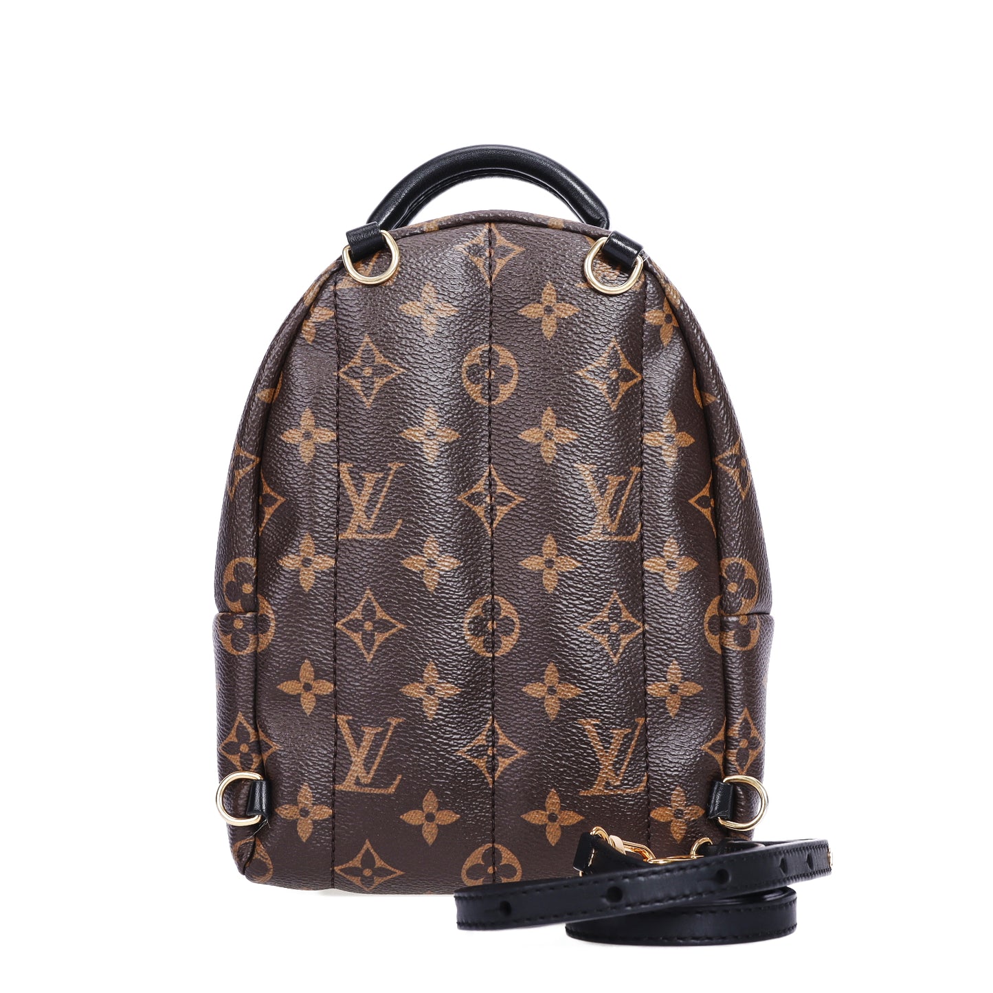 Pre-Owned Louis Vuitton Palm Springs Monogram Brown Coated Canvas Backpack 58084286