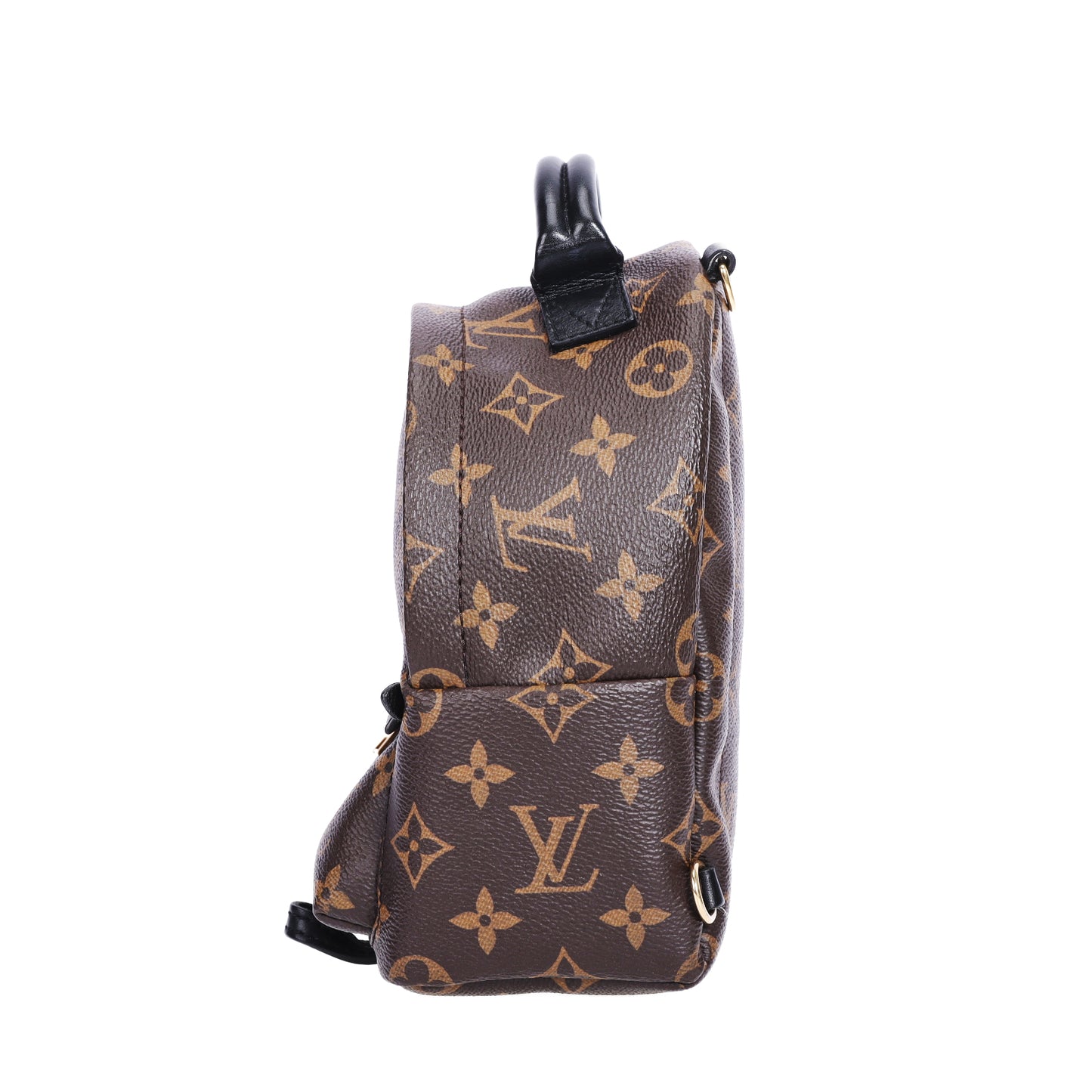 Pre-Owned Louis Vuitton Palm Springs Monogram Brown Coated Canvas Backpack 58084286