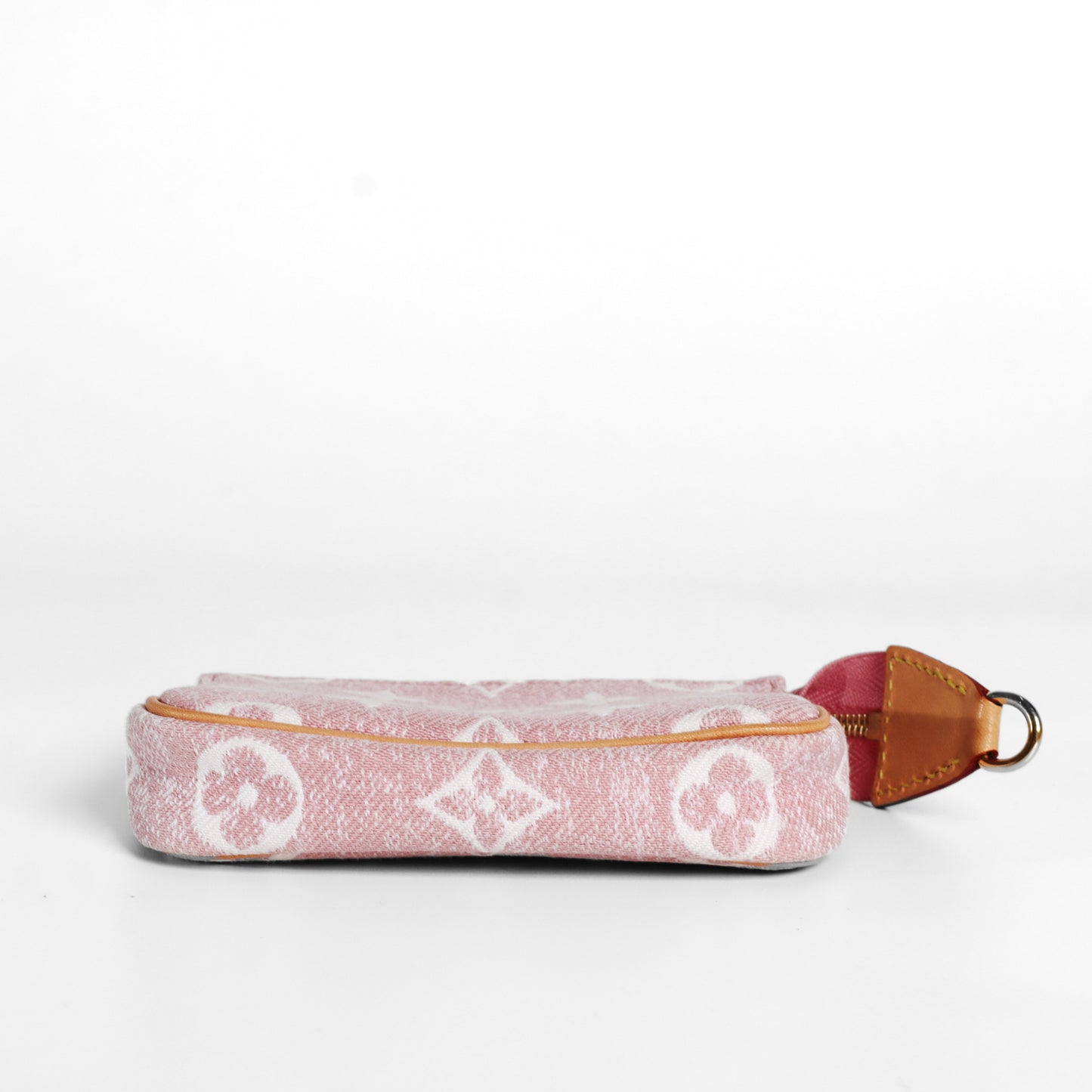 Pre-Owned Louis Vuitton Pochette Accessoires Pink Jacquard Canvas Small Leather Goods 58219346
