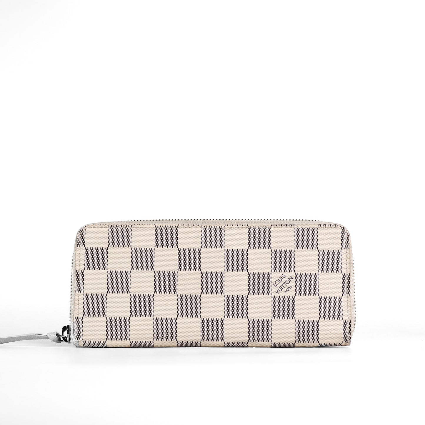 Pre-Owned Louis Vuitton Zippy Off-White Damier Azur Coated Canvas Wallet 58336617