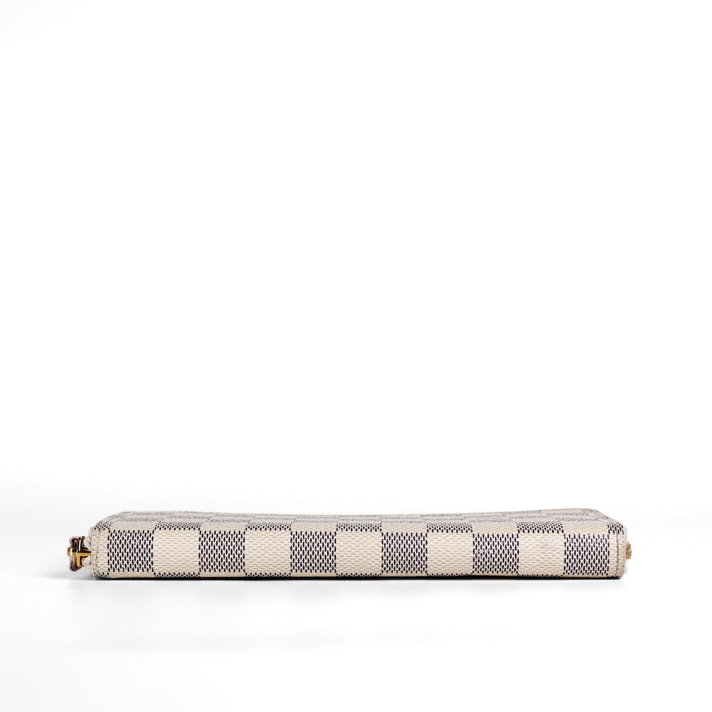 Pre-Owned Louis Vuitton Zippy Off-White Damier Azur Coated Canvas Wallet 58336617