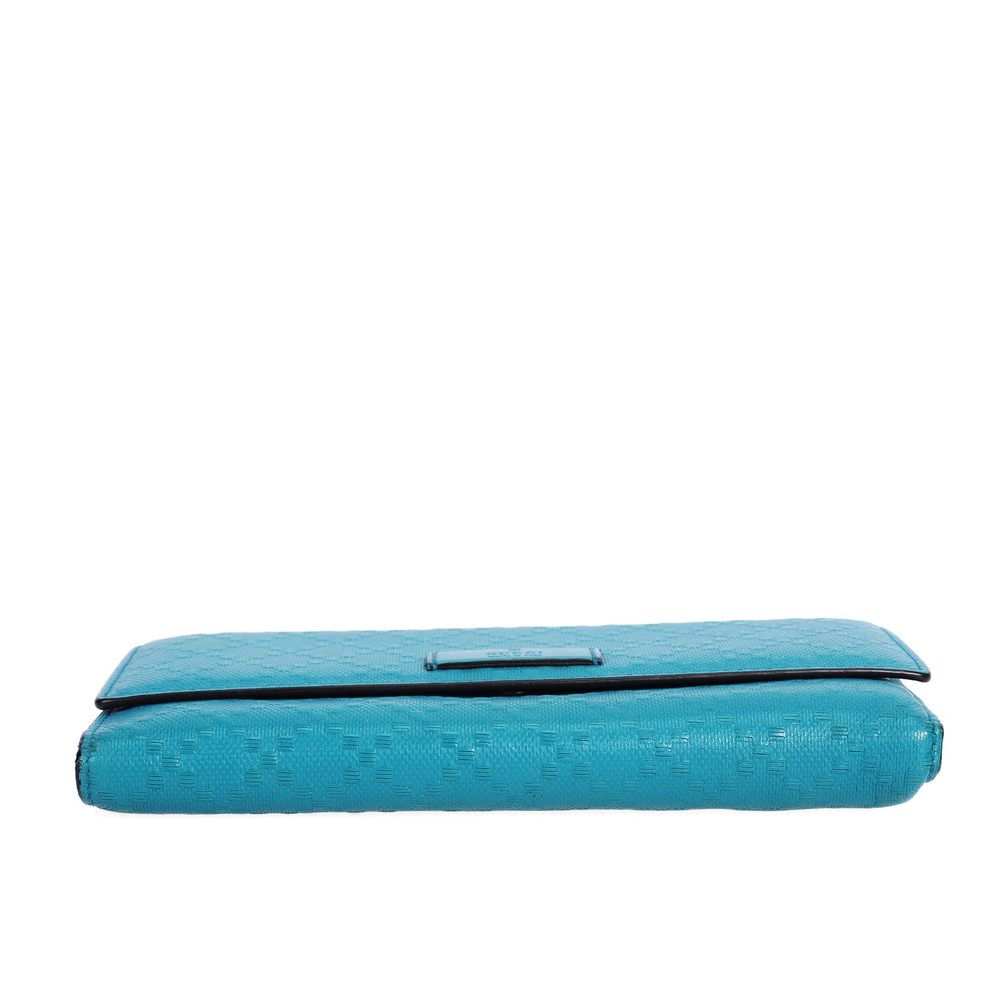 Pre-Owned Gucci Blue Calfskin Wallet 58339688