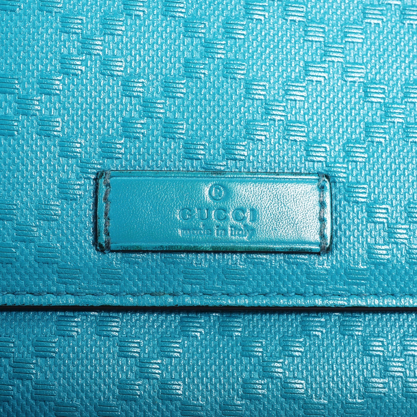 Pre-Owned Gucci Blue Calfskin Wallet 58339688