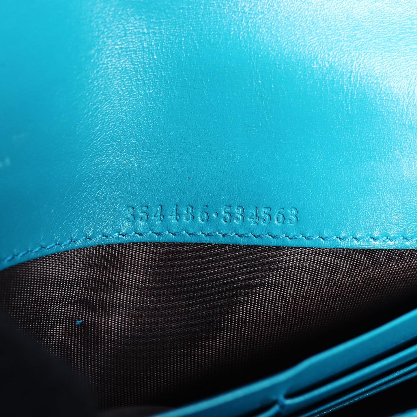 Pre-Owned Gucci Blue Calfskin Wallet 58339688